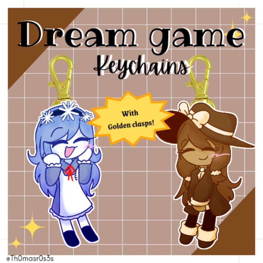 [OPEN || AVAILABLE ] Roblox dream game / frozen soul translucent keychain / gantungan kunci