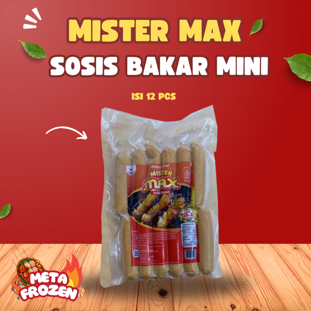 

Mister Max Sosis Bakar Isi 12 - Sosis Bakar