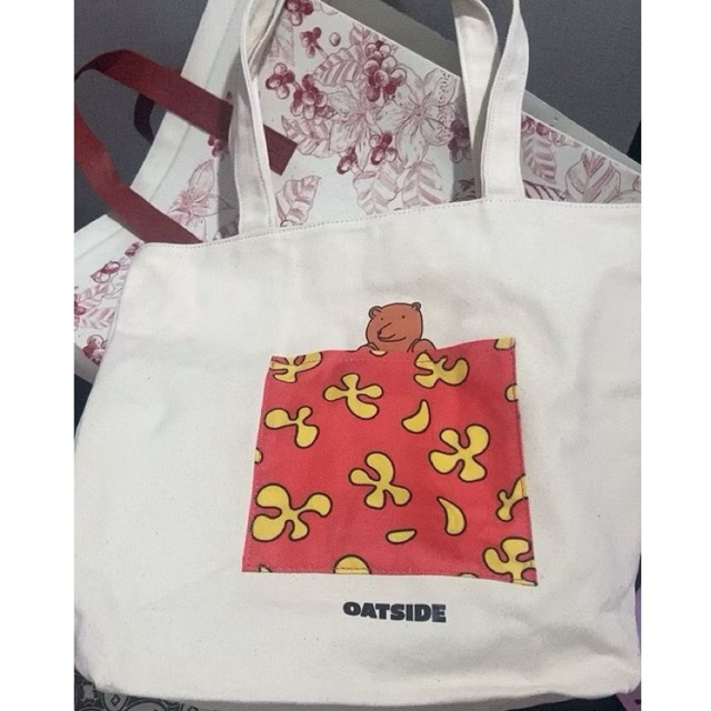 

paket permen tas tote bag oatside dan permen tas foxs sale jakarta fair limited edition