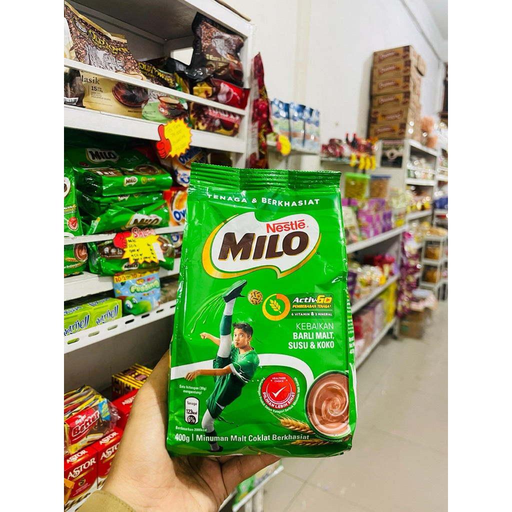 

Milo Malaysia 400gr | Susu Malaysia | Milo Nestle