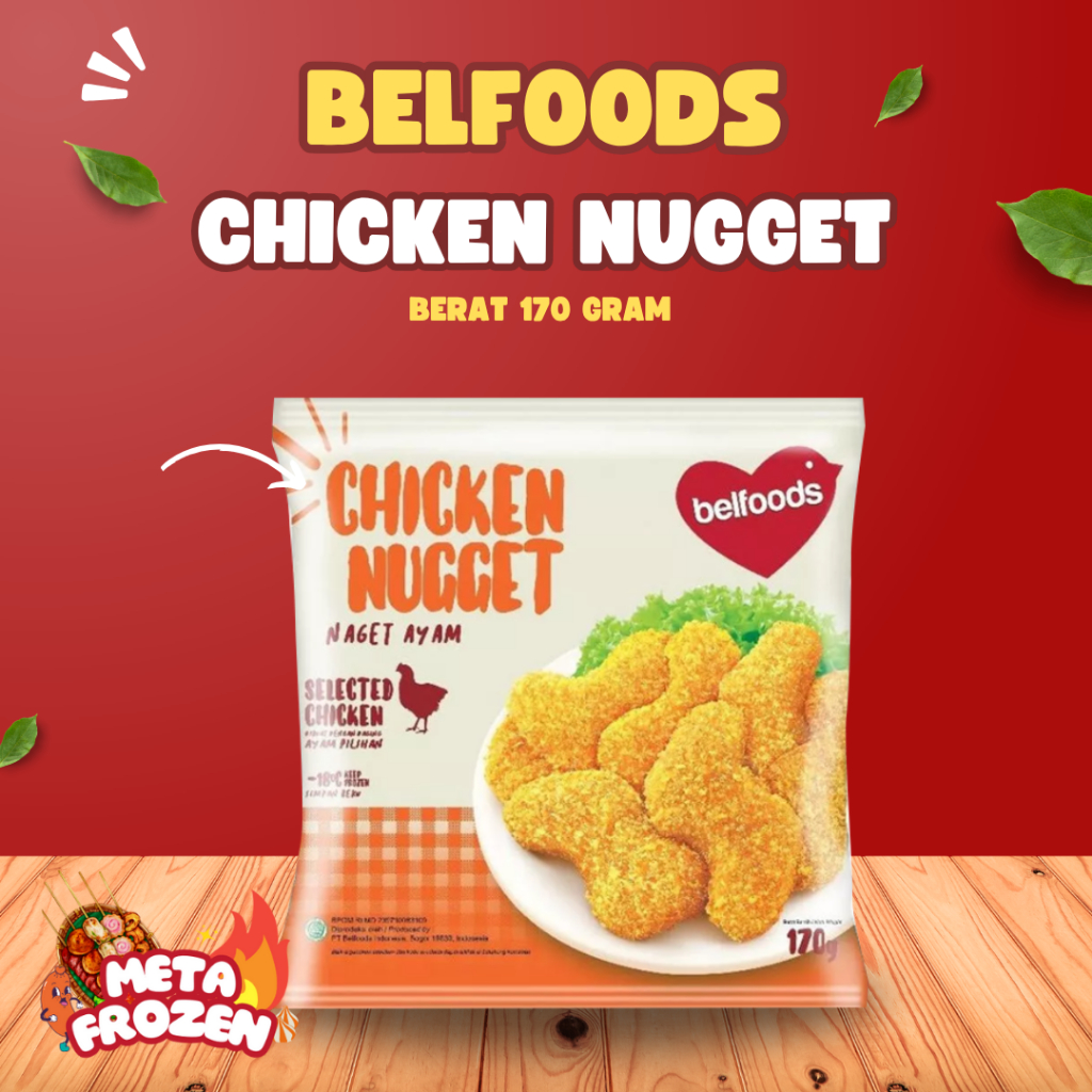 

BELFOOD CHICKEN NUGGET BERAT 140 GR