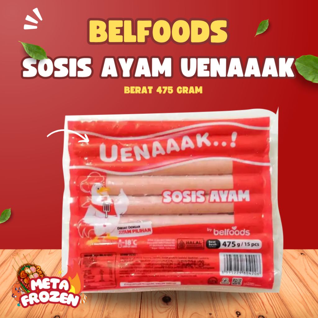 

BELFOODS Ayam Sosis 475 Gram
