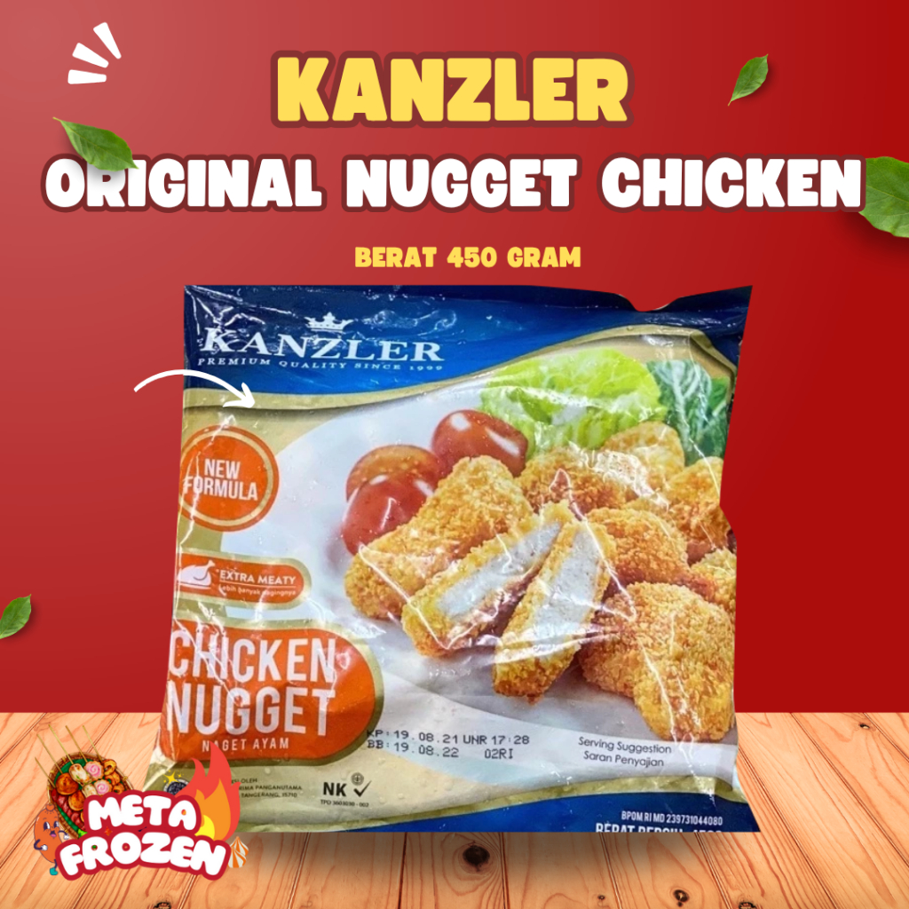 

Kanzler Chicken Naget Original Reguler / Naget Kanzler