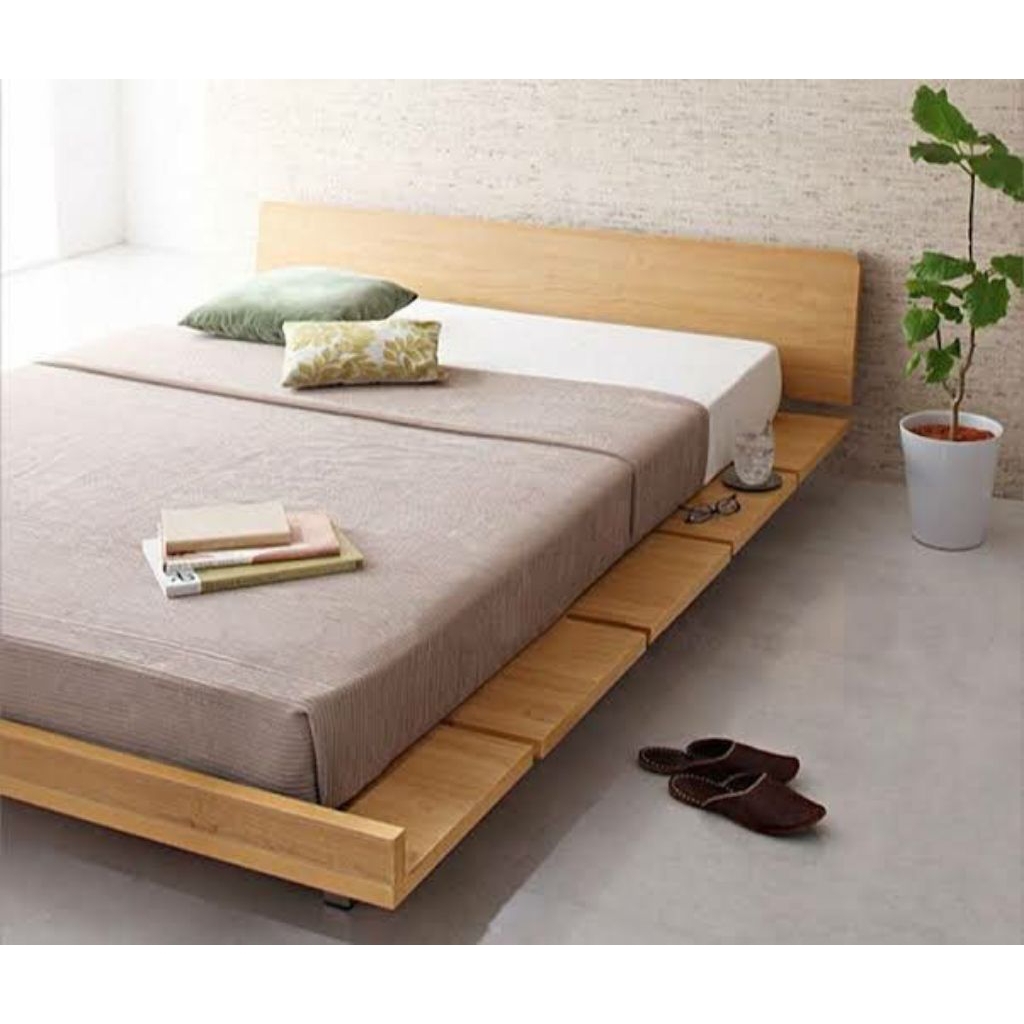 Divan minimalia moderen kayu mahoni 100 x200cm