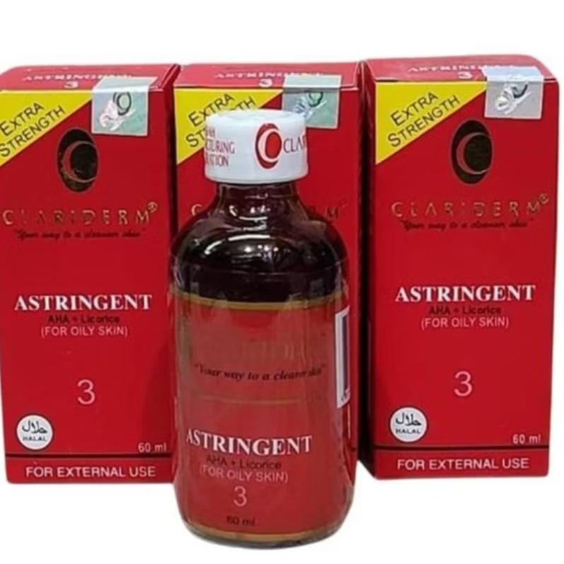 ORIGINAL Clariderm Acne Treatment Astringent Ori