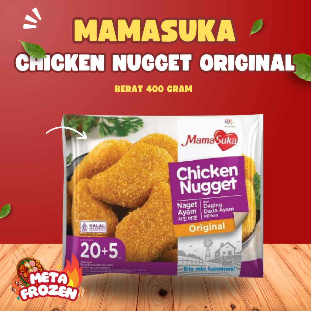 

MAMA SUKA CHICKEN NUGGET ORIGINAL 150 GR