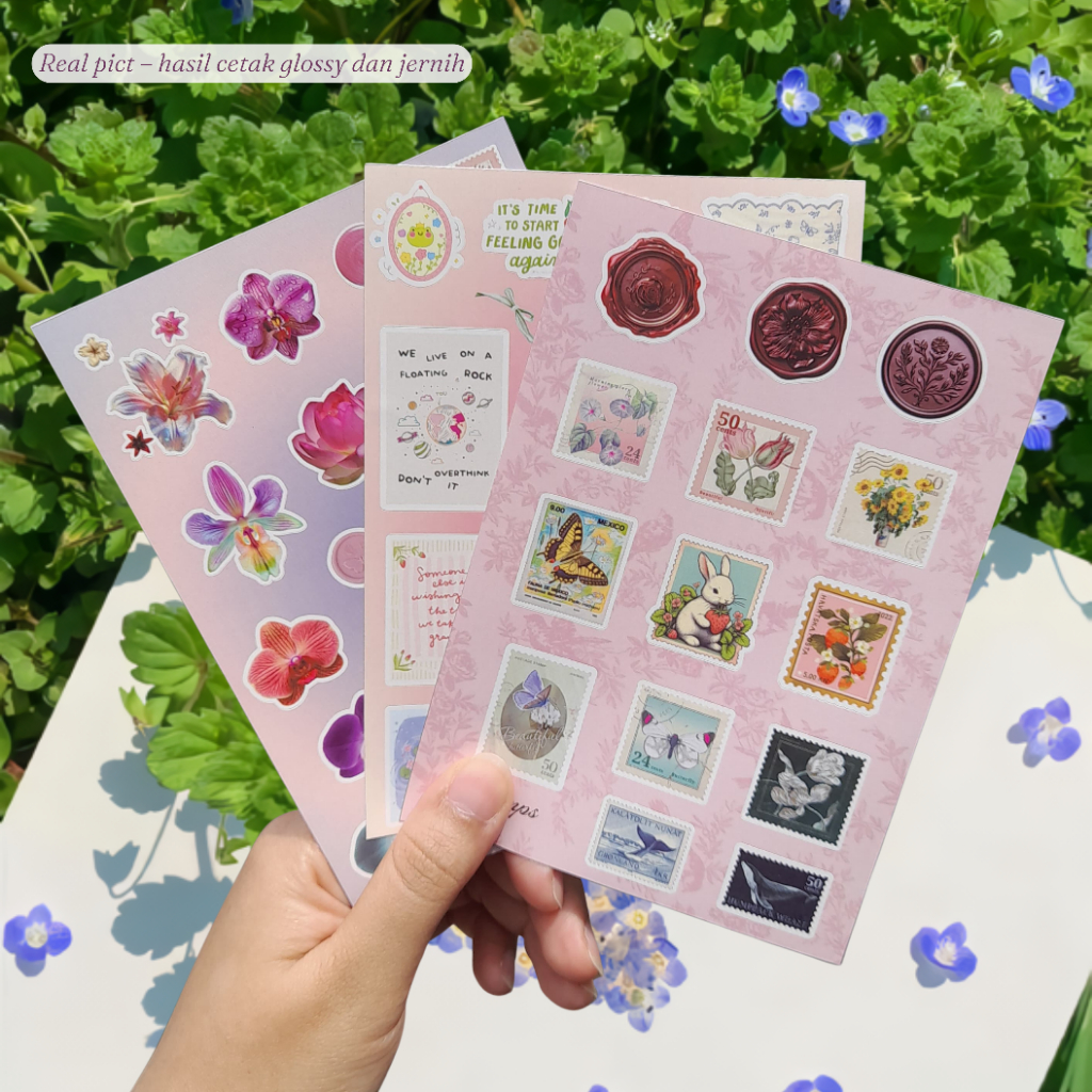 

Quotes - Aesthetic Vinyl Sticker Pack with Kiss Cut (A6)