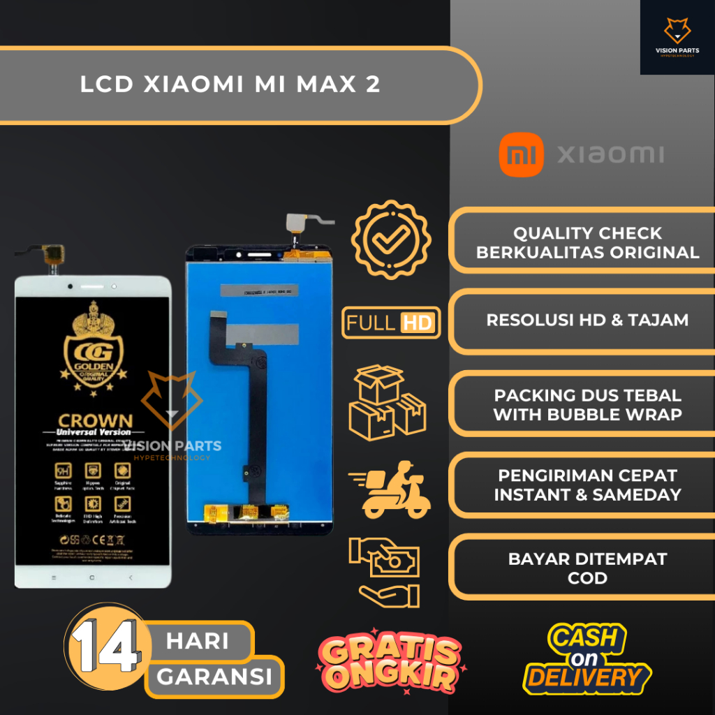 LCD TOUCHSCREEN XIAOMI MI MAX 2 / LCD XIAOMI MIMAX 2 / LCD MIMAX 2/ LCD MI MAX 2 FULLSET ORIGINAL