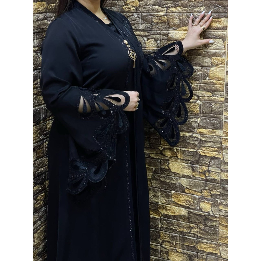 Abaya Wanita Dewasa Inner outer Mesir Free Pashmina original Premium