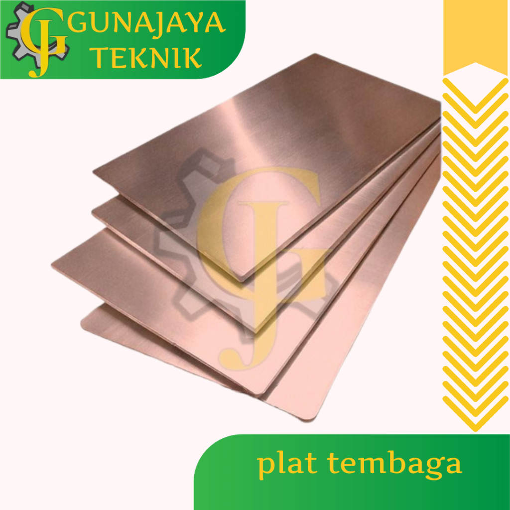 Plat tembaga 2 mm x 30 mm x 1 meter