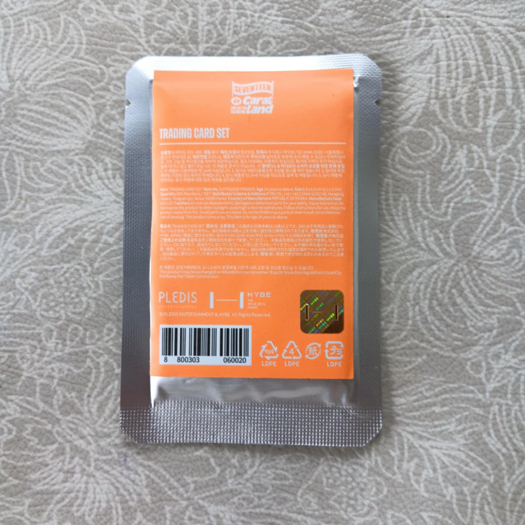 (READY STOCK) TRADING CARD SEVENTEEN IN CARATLAND 2025 SEALED FULLSET