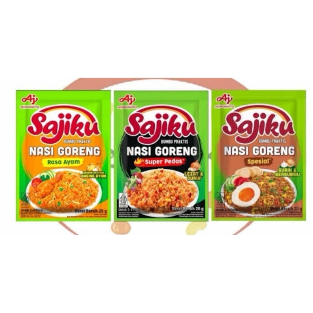 

Sajiku bumbu nasi goreng saset 20g
