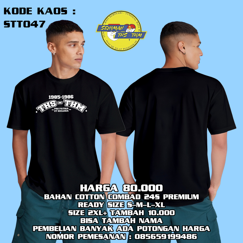 Seniman THS THM || STT047 Kaos Katun Unisex