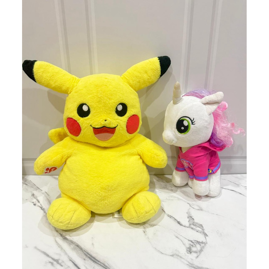 Boneka Plushie Build-a-Bear Workshop (BAB) Pikachu & My Little Pony