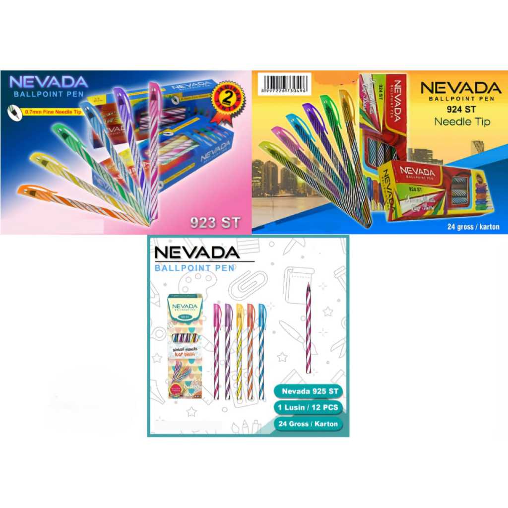 

Pulpen Ulir / Pen Lilin NEVADA 0.7mm (12pcs)