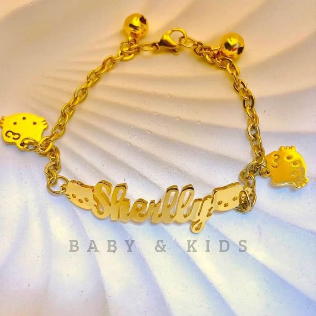 Gelang Titanium anak/Bayi Gelang Nama gelang baby Request nama