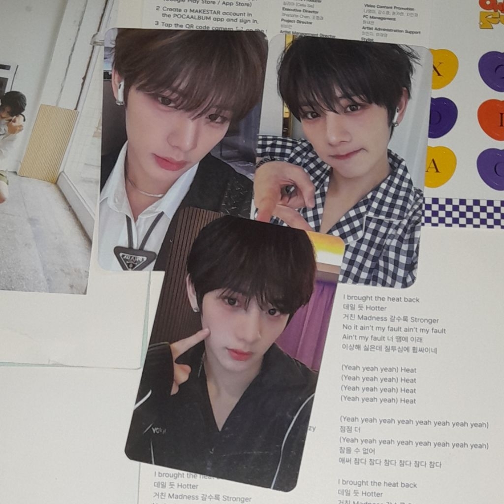 PHOTOCARD POB OFFICIAL SING XODIAC