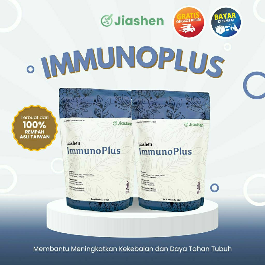 

Jiashen ImmunoPlus Herbal Cina Untuk Meningkatkan Daya Tahan Tubuh & Imun