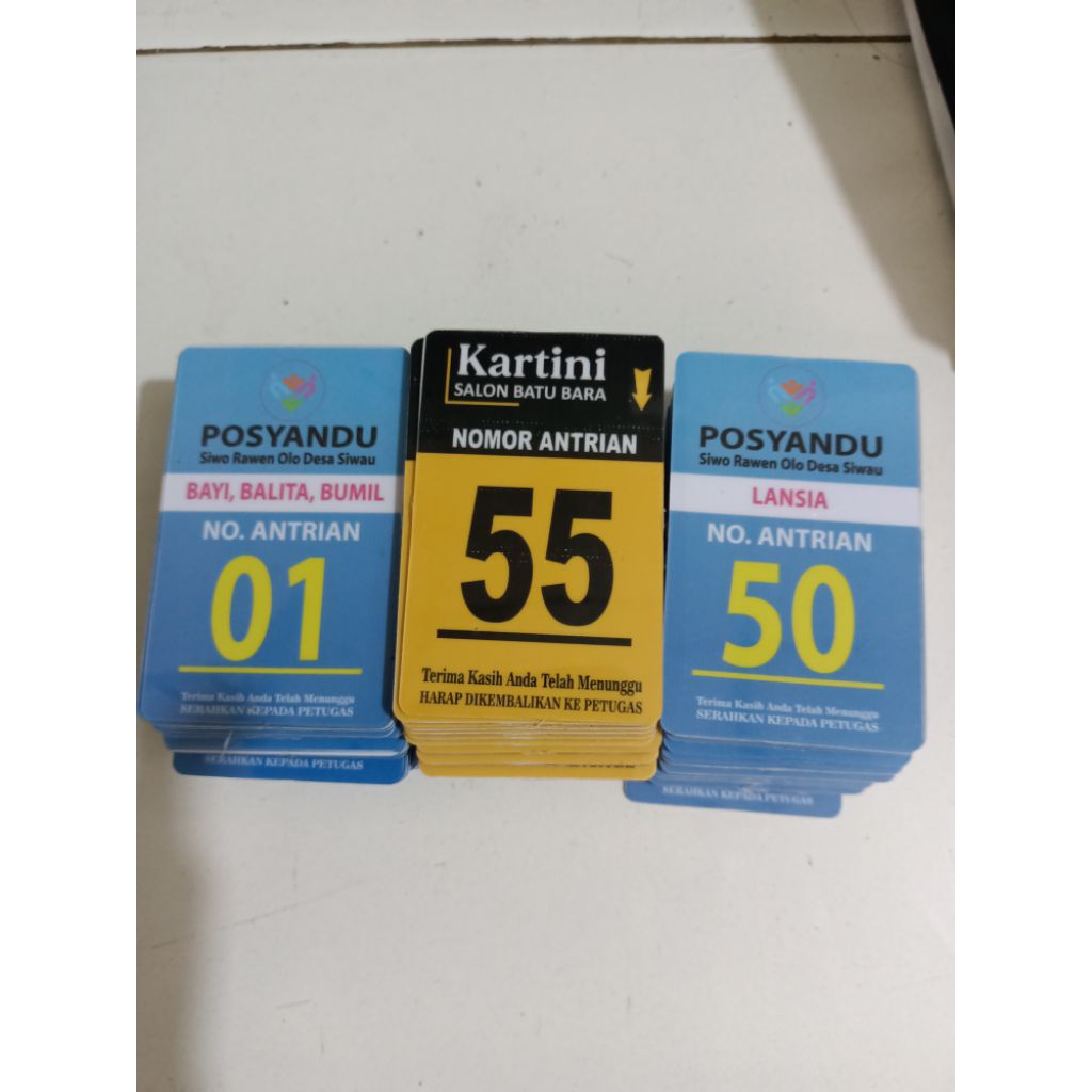 

CUSTOM NOMOR ANTRIAN BAHAN PVC