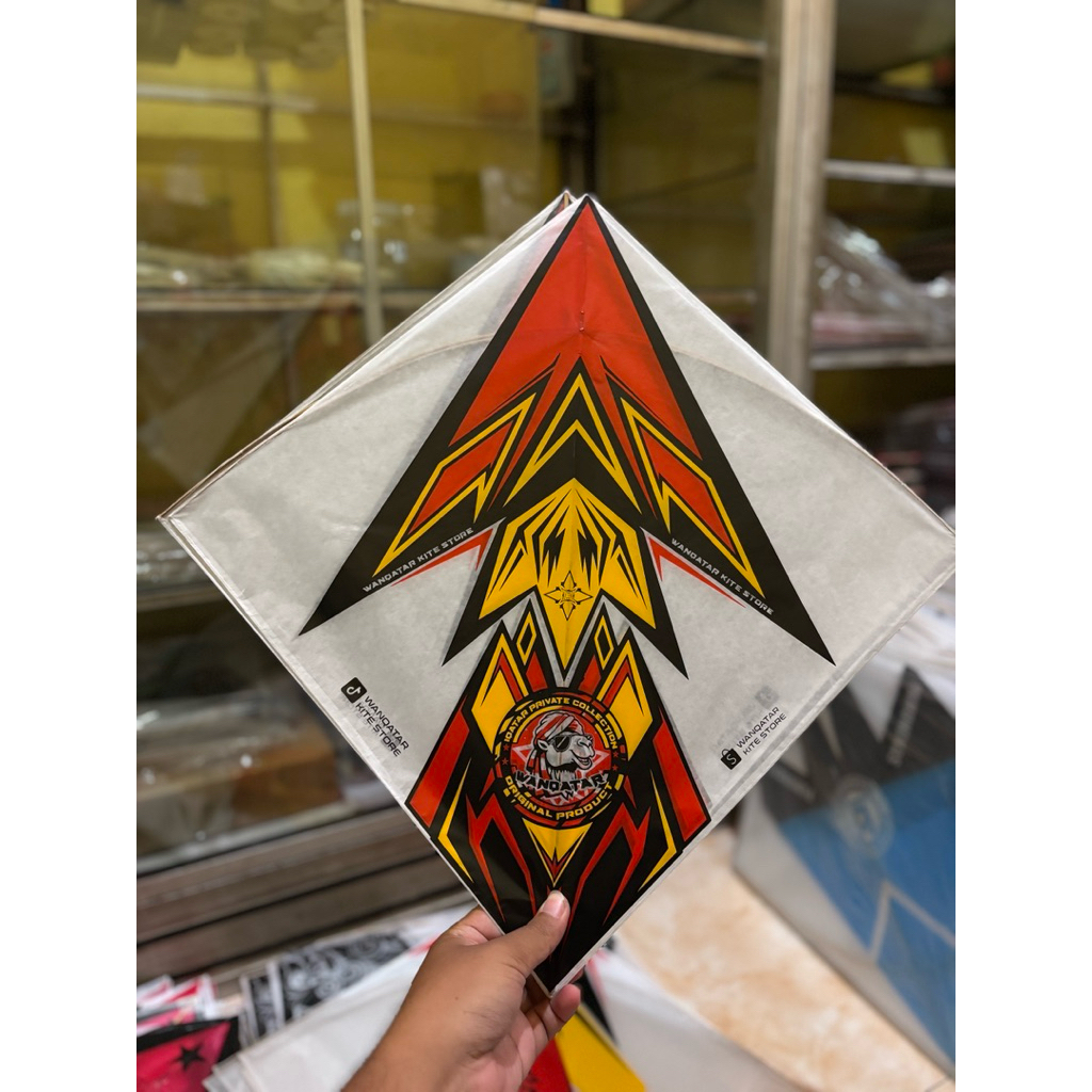 layangan sukhoi super lilitan 50pcs motif MIX