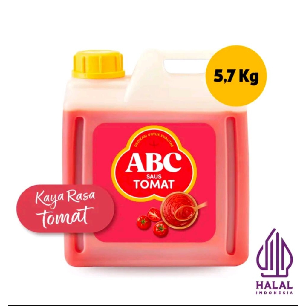 

Saus Tomat ABC Tomat sauce Jerrycan 5,7kg
