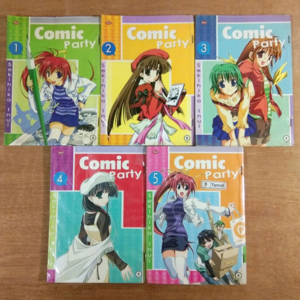 Comic Party 1 sd 5 Tamat Komik set