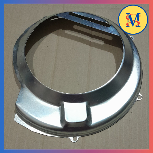 Tutup Cover Kipas Magnet Chrome Vespa VBB Super Bajaj | Aksesoris Vespa Klasik | Ready Stock