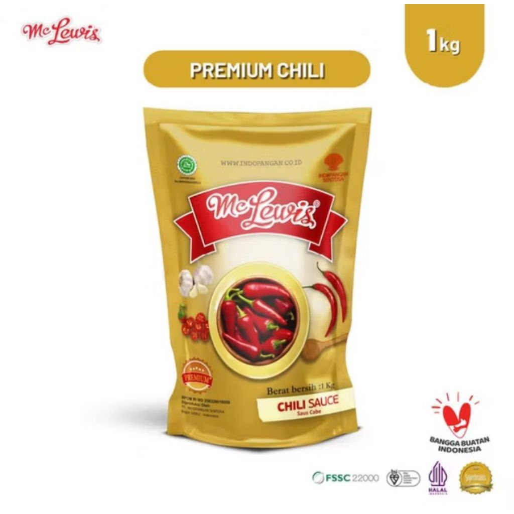 

Mc Lewis Chili Sauce Premium 1 Kg