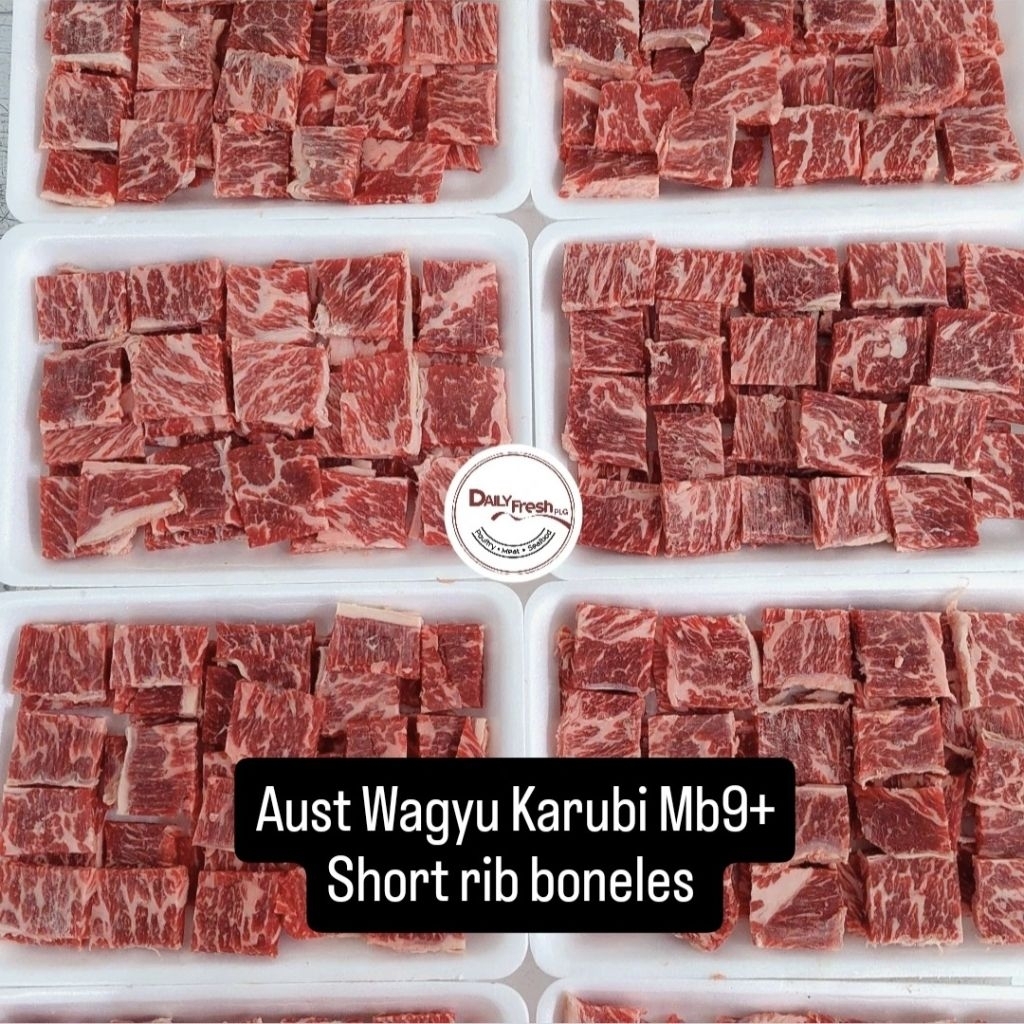 

AUS WAGYU KARUBI MB9+ | SHORT RIB BONELESS 5MM 250GR