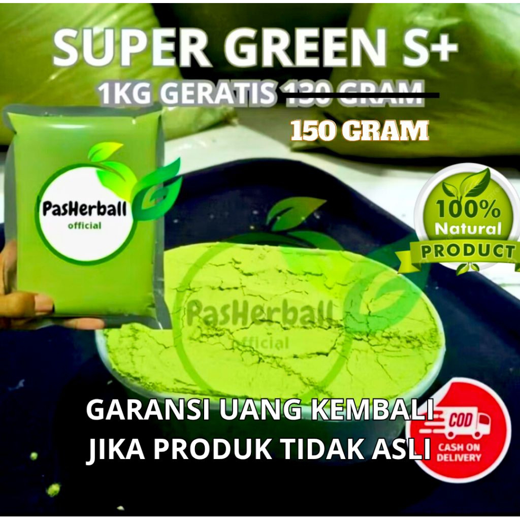 

Bonus S++ 150 Gram bubuk Minuman Green Purl11 KalimantanSgreenA++
