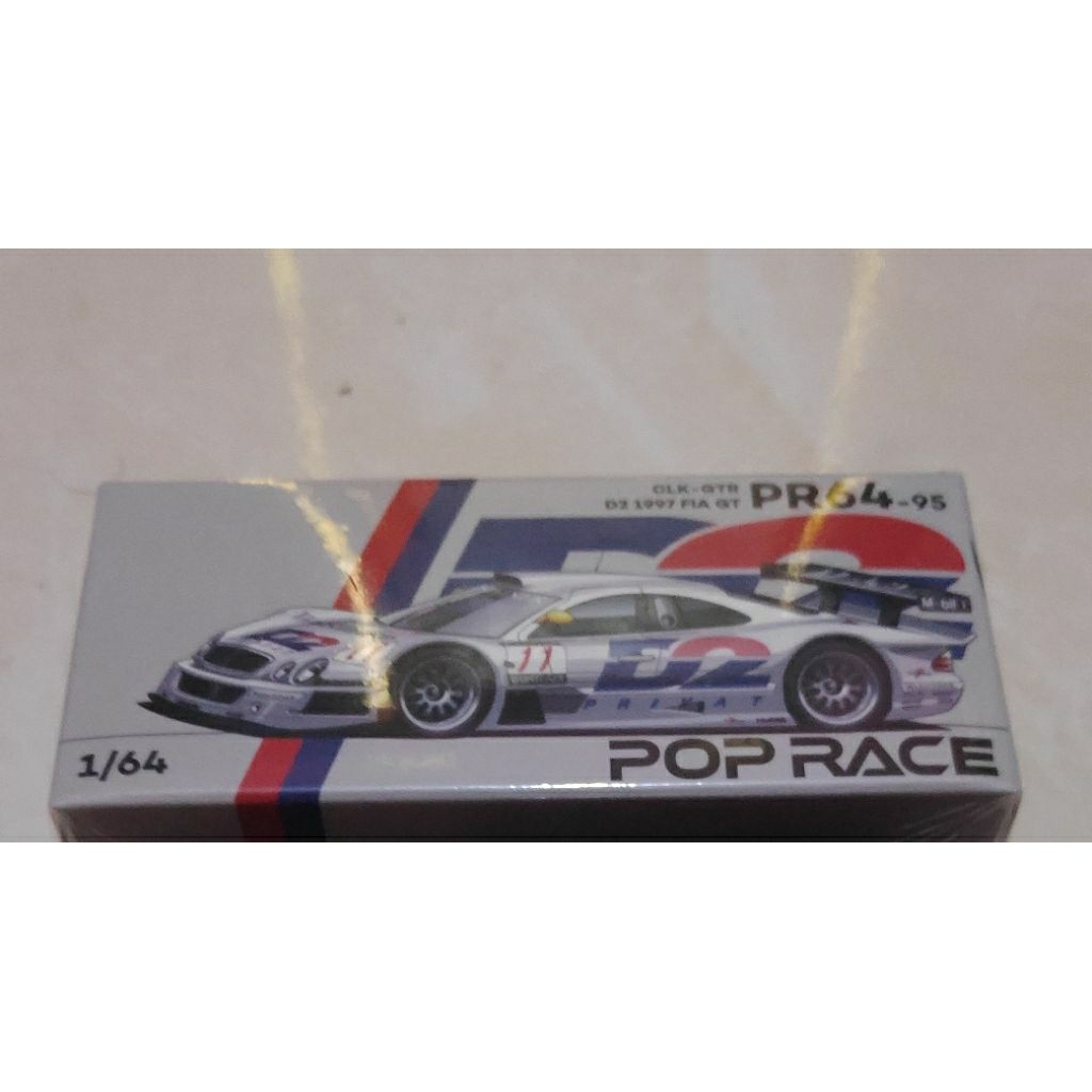 pop race mercedes clk gtr sealed segel