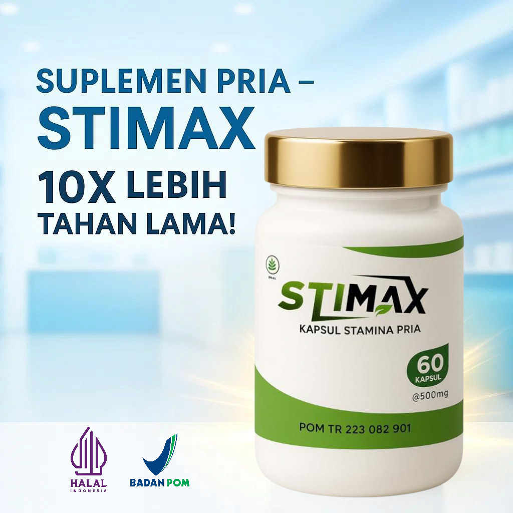 Original Kapsul Stamina Pria STIMAX Suplemen Penambah Obat Stamina Pria Dewasa