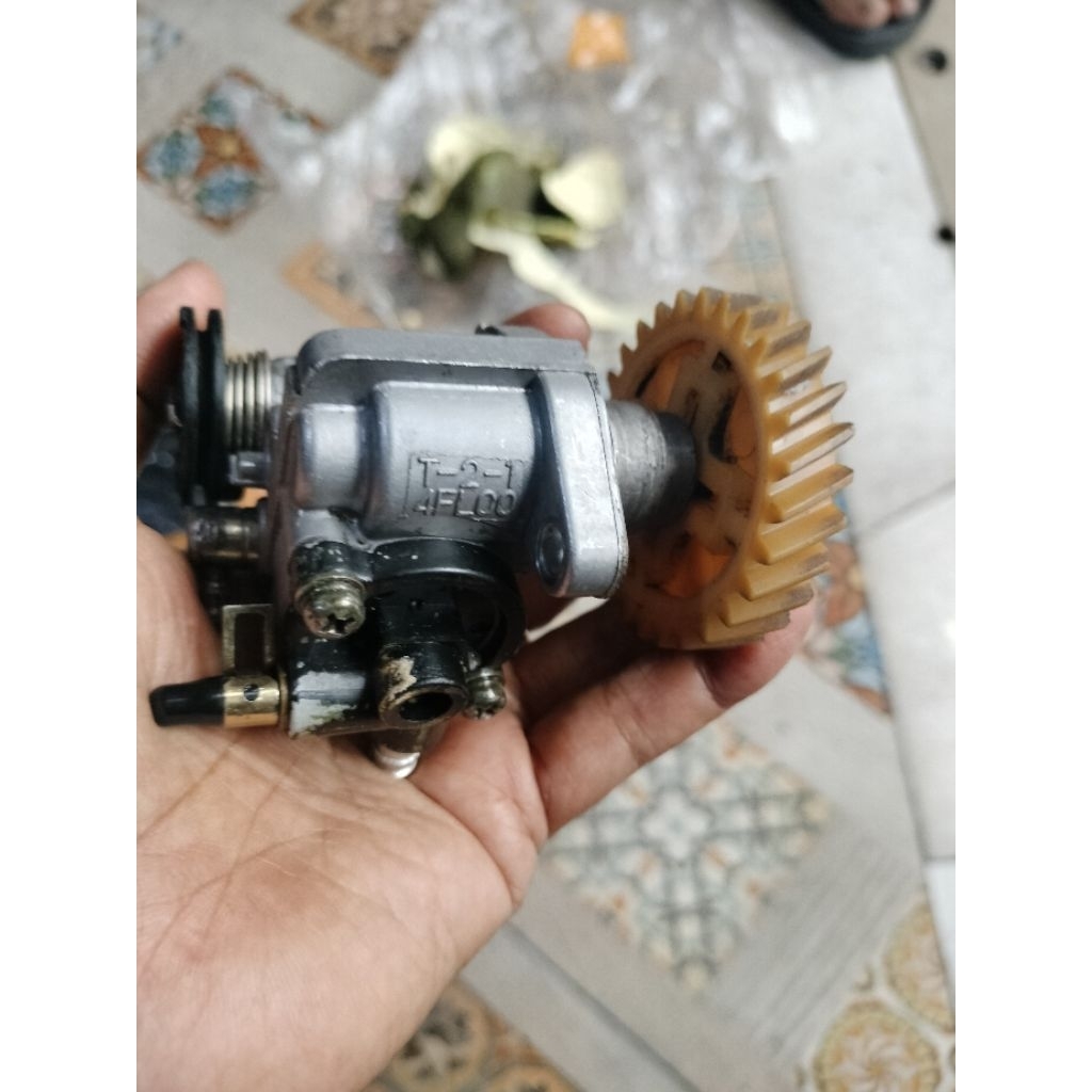 Pompa oli original copotan kondisi normal oti copotan Rx king 2004