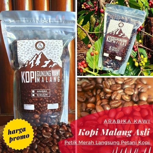 

Kopi Arabika Arabica Gunung Kawi Malang Bubuk Murni Biji Asli 1kg