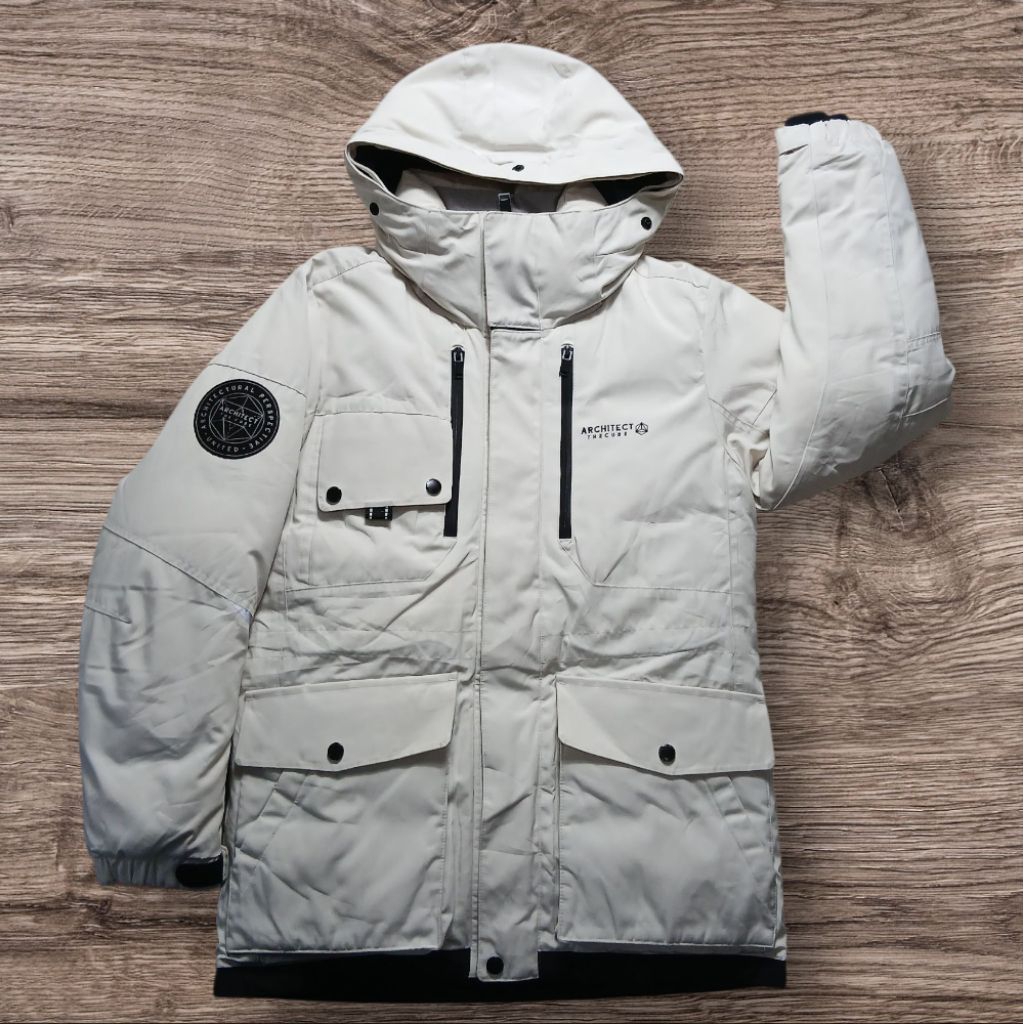 Jaket design united  puffer outdoor unisex