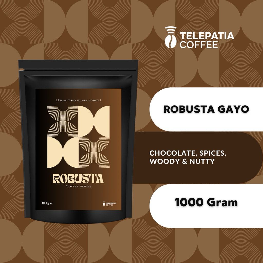 

Kopi Robusta Gayo 1000gr Biji dan Bubuk Kopi