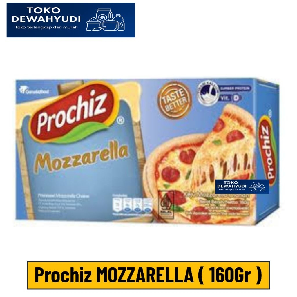 

Prochiz Mozzarella 160Gr merupakan keju mozarella