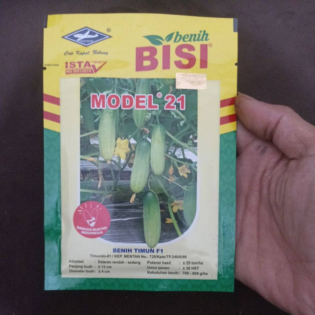 BIBIT TIMUN LALAP TAHAN VIRUS MODEL 21 F1 ISI 20 GRAM CAP KAPAL TERBANG BISI Setara Semi Bintang Asi