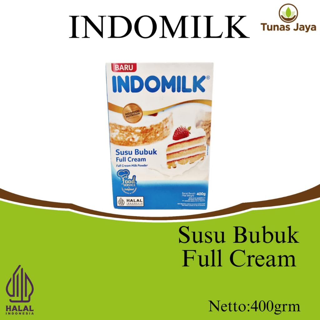 Indomilk Susu Bubuk Full Cream Baking & Cooking 400gr