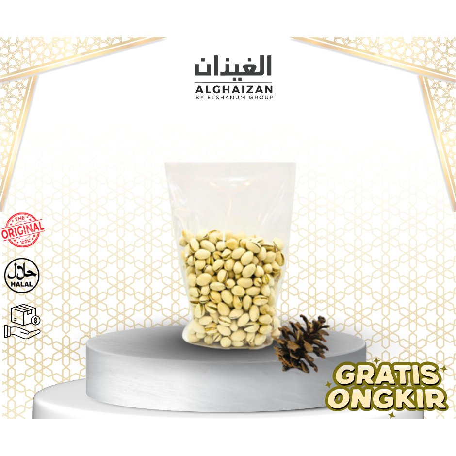 

Kacang Pistachio roasted 250gr / Kacang Fustuk / Kacang Arab / Kacang Ketawa / Kacang / Oleh Oleh