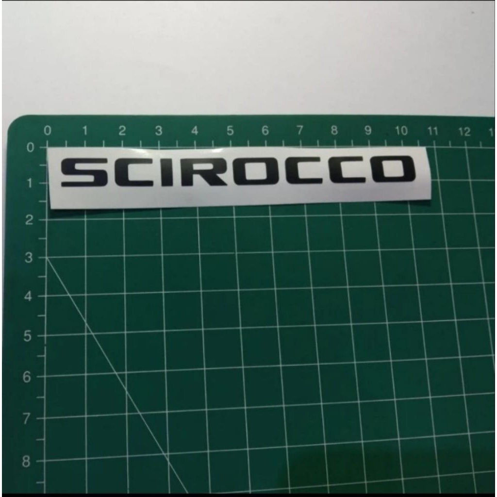 

stiker cutting scirocco