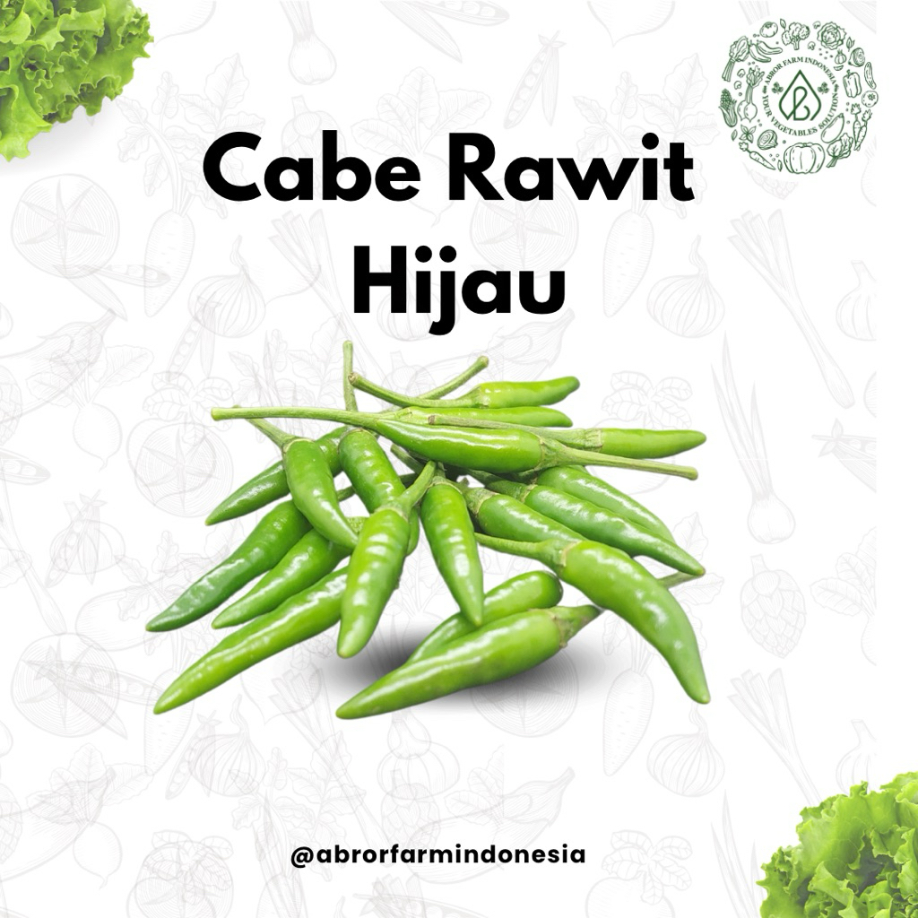 

Cabe Rawit Hijau Pedas Jeplak