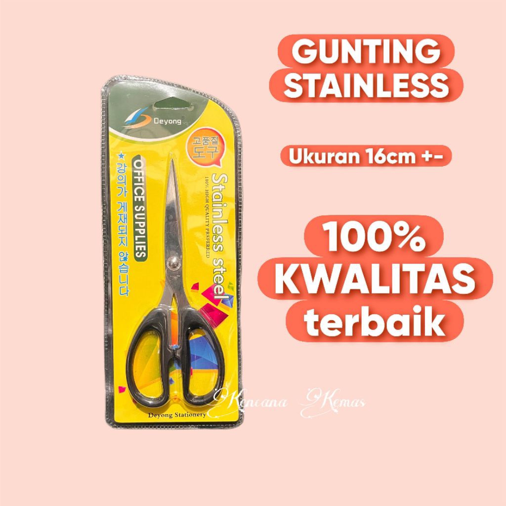 

Gunting kertas stainless steel 100% original