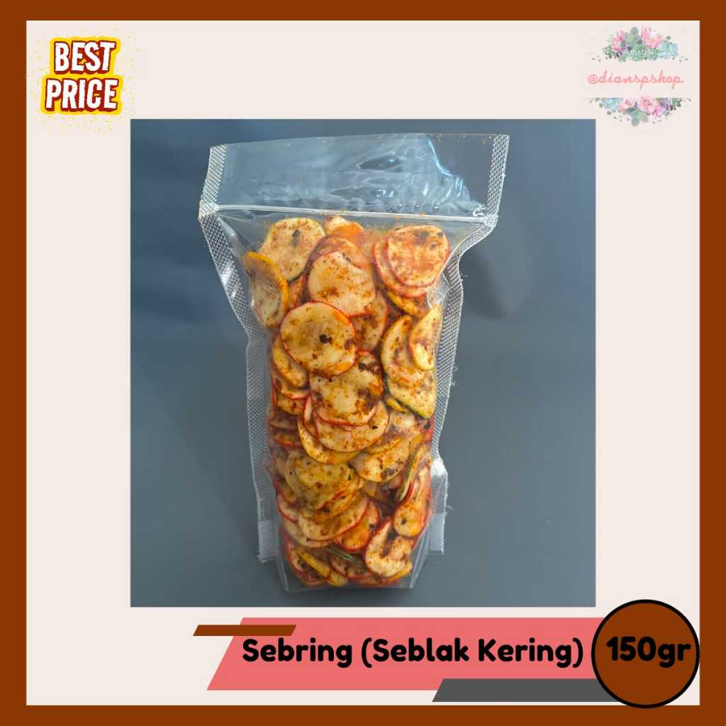 

Sebring / Seblak Garing Kerupuk Bawang Bulat 150gr