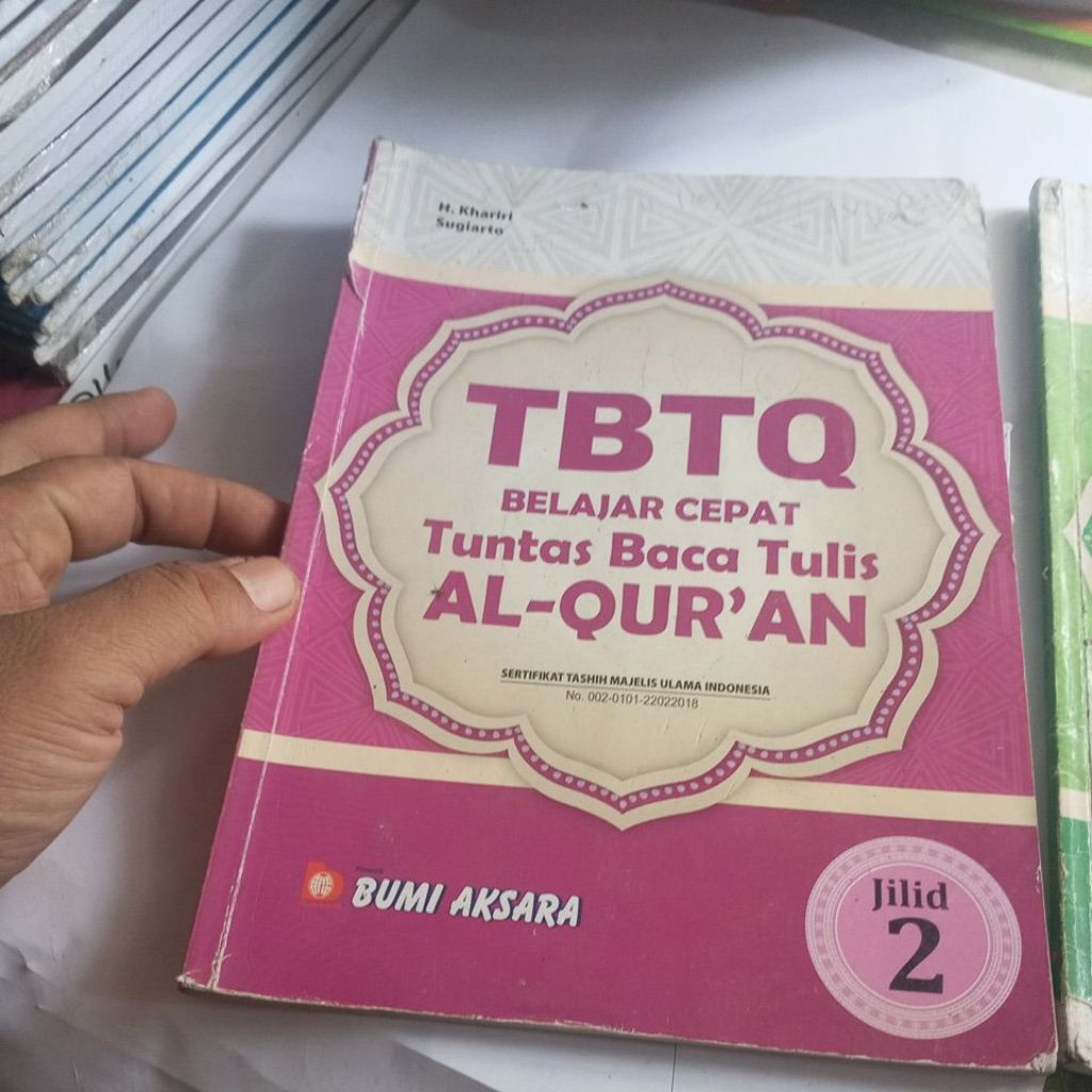 BUKU BTQ BACA TULIS AL-QUR'AN UNTUK SD KELAS 2
