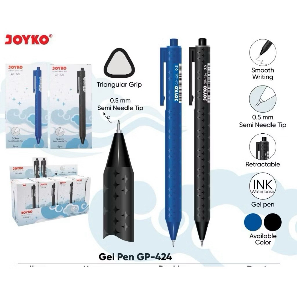 

Pulpen Gel Joyko 0,5mm (6pcs)