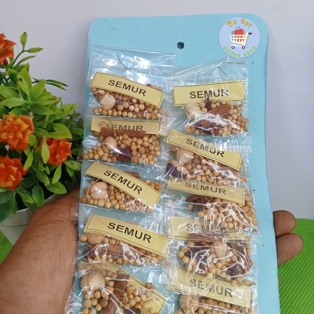 

Bumbu semur renceng isi 10 bungkus - bumbu dapur - rempah - herbal - penyedap