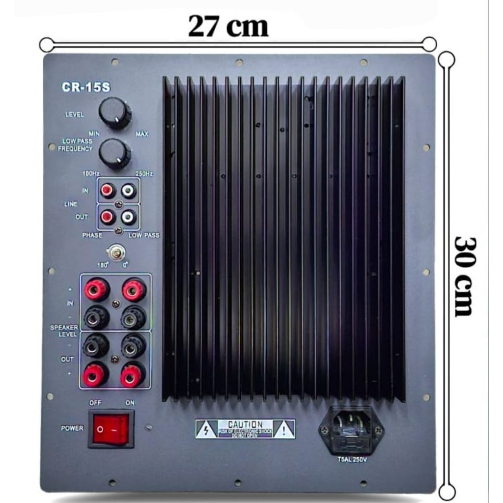 POWER KIT SUBWOOFER CR15S CLASS AB 2000 WATT
