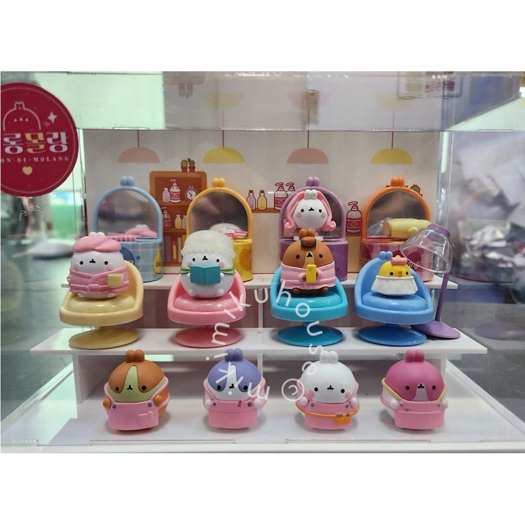 ( BISA PILIH ) KOREA MOLANG FIGURE BLINDBOX HAIR SALON BLIND BOX DOLL BONEKA CUSHIONE