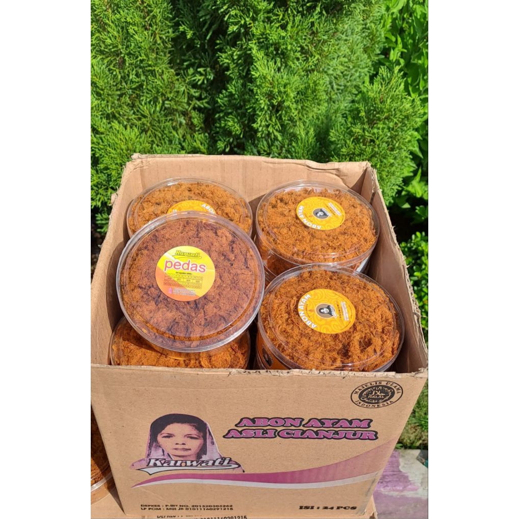 

abon ayam karwati cianjur 1 toples 140 gram exp terbaru